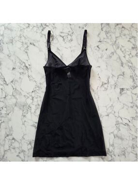 Dolce & Gabbana Intimo Black Fine Mesh Slip Dress Néglegé XXS Lingerie